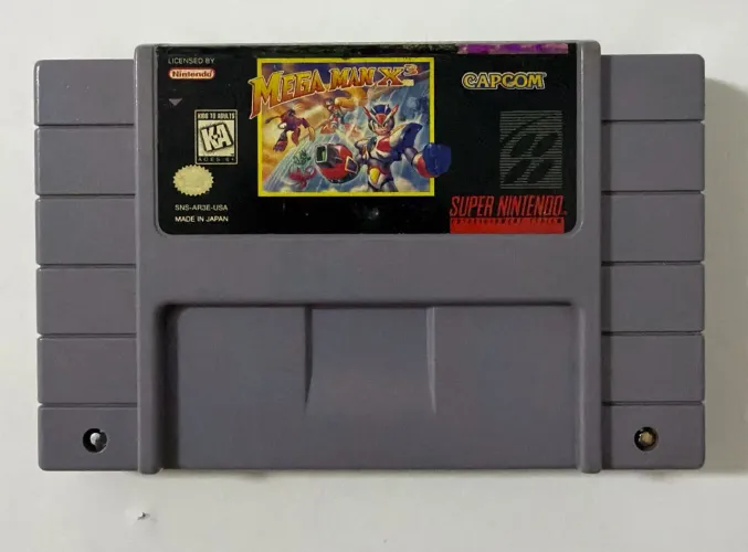 Cartucho Mega Man X3 - Super Nintendo (SNES) Americana - Original 