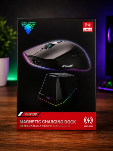 MOUSE GAMER TRI MODE COM DOCK