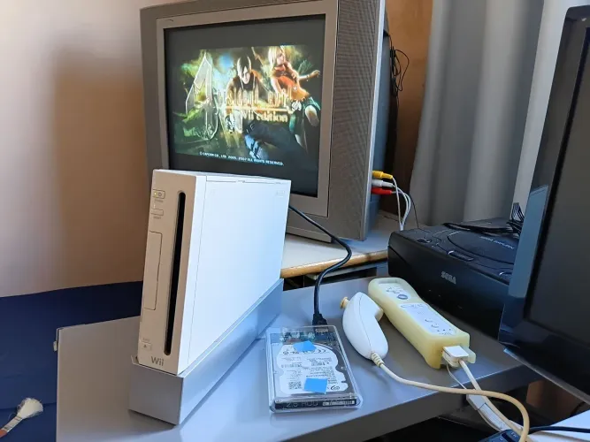 Nintendo wii com HD de 500 gb