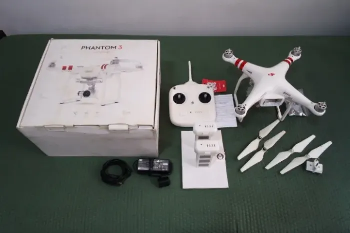 R$1.950! DRONE PROFISSIONAL DJI PHANTOM 3 STARDART. COMPLETO C/ 2 BATERIAS E NOTA FISCAL