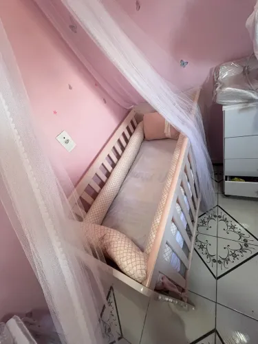 Berço cama de bebê completo 