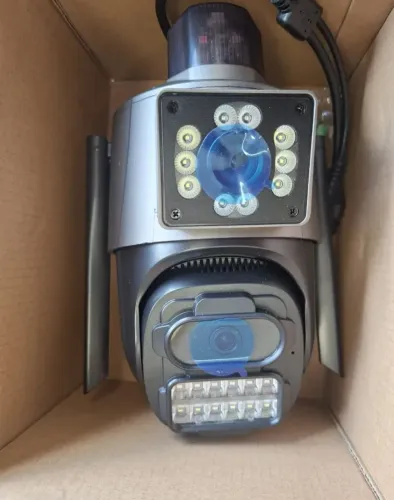 Camera de segurança 2 em 1 Sirene