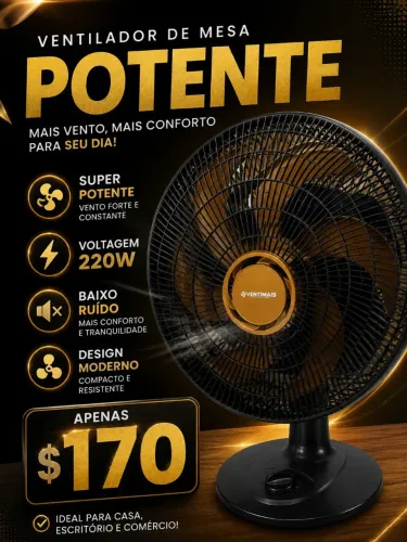 Vende se ventilador 