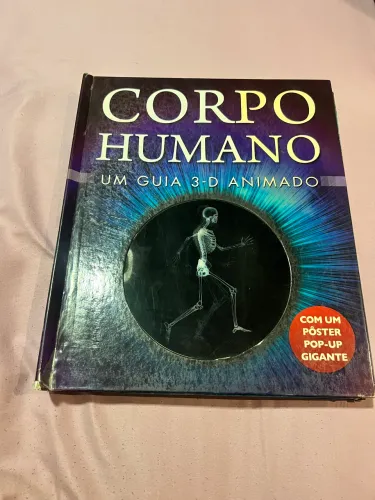 Livro - corpo humano - guia 3D animado com pôster