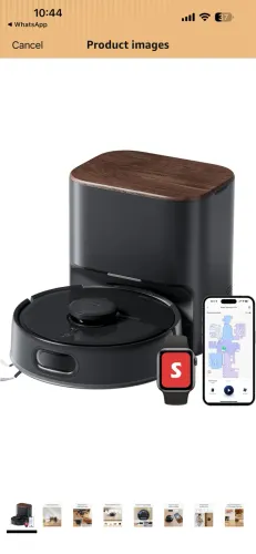 Aspirador e esfregão robô SwitchBot K11+ com Matter