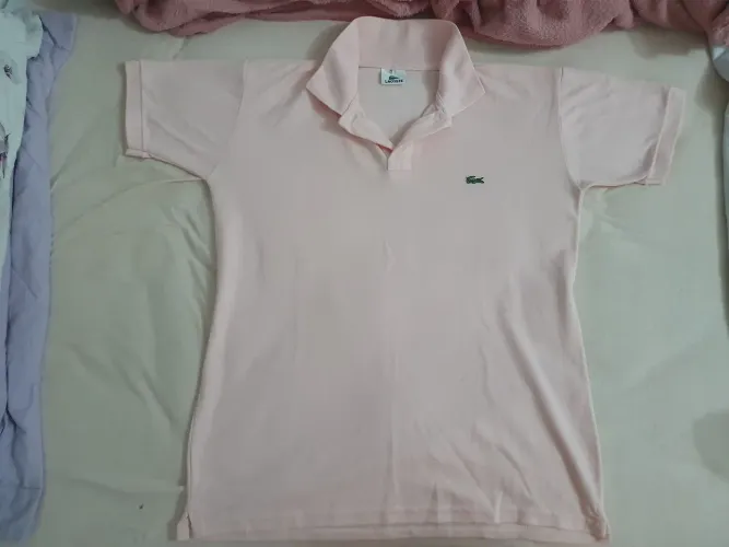 TAMANHO G CAMISA POLO LACOSTE ROSA