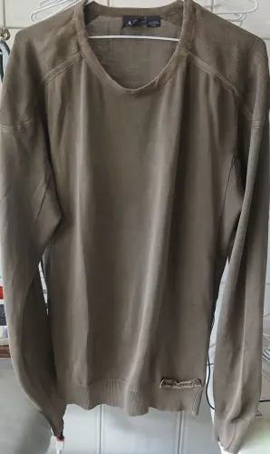 Blusa Armani Exchange Bege Tam. XL Frete Gratis