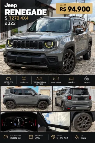 Jeep Renegade S T270 1.3 TB 4X4 Flex Aut. 2022