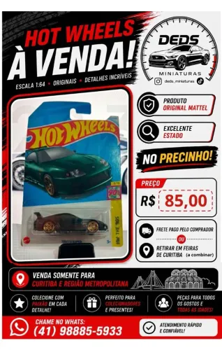Título sugerido: Hot Wheels Toyota Supra - Original Mattel (Novo no Blister)