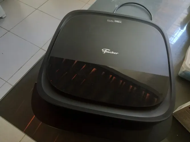 Air fryer dual grill fischer
