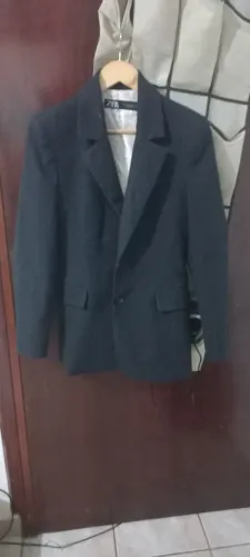 Blazer risco de giz tamanho P Zara