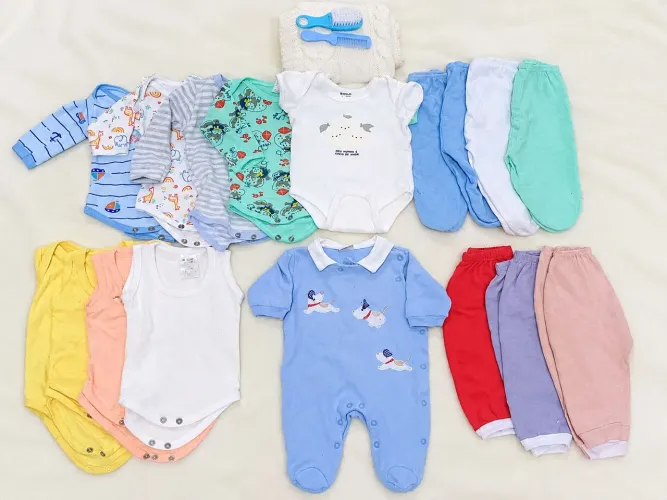 Lote de roupa 0-3 meses