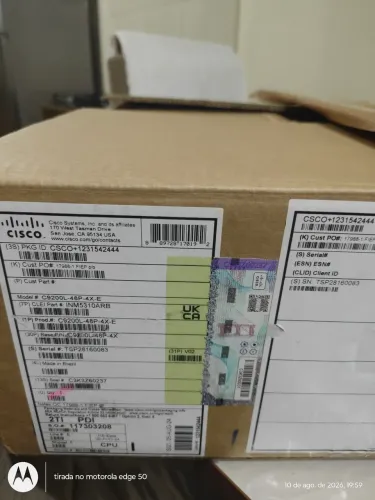 Switch cisco novo top c9200l-48p-4x-e