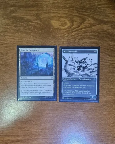 Lote com 2 cartas originais de Magic: The Gathering em português