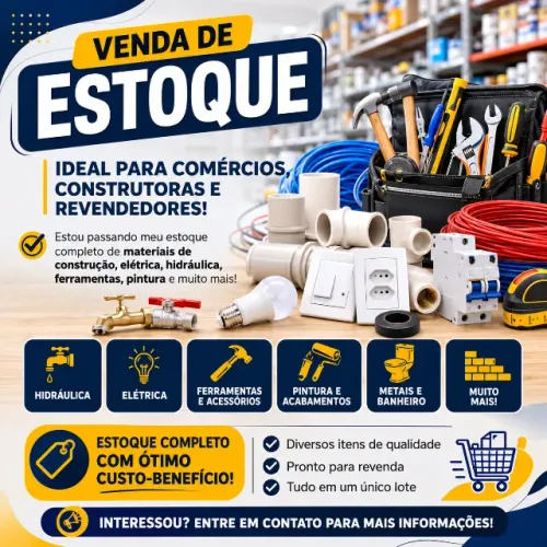 Estoque de material de construção