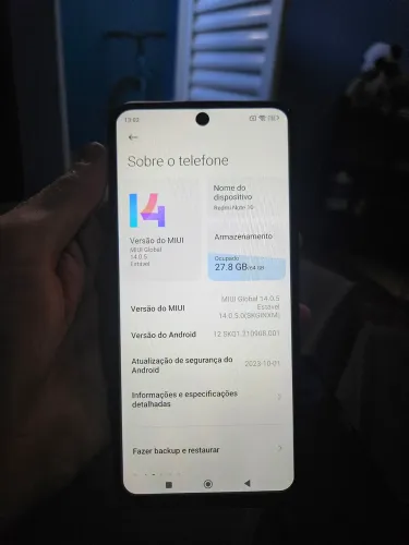 Celular Xiaomi Note 10 4G 64GB preto