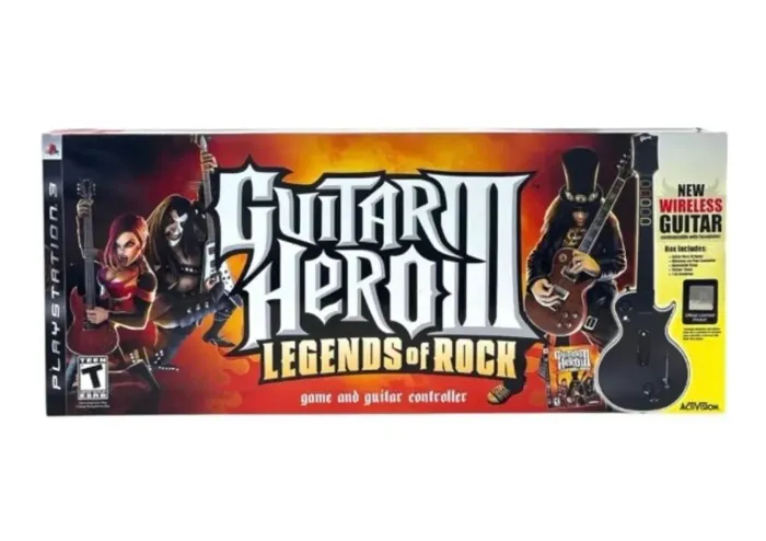 Guitarra + Guitar Hero III : Legends Of Rock para Playstation 3 - LACRADA