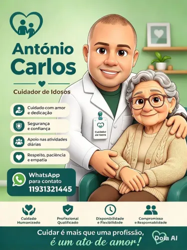 Cuidador de idoso , paciente na saída do hospital
