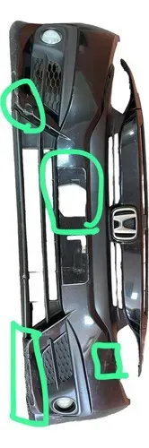 Parachoque Dianteiro Honda Civic G10 2018 ( Avariado ) 