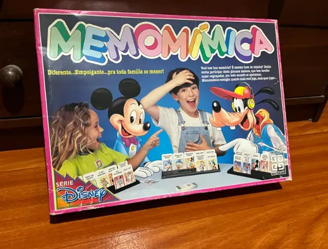 Jogo Memomímica - Disney - COMPLETO - USADO - LEIA A DESCRIÇÃO!