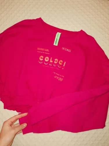Moletom cropped colcci