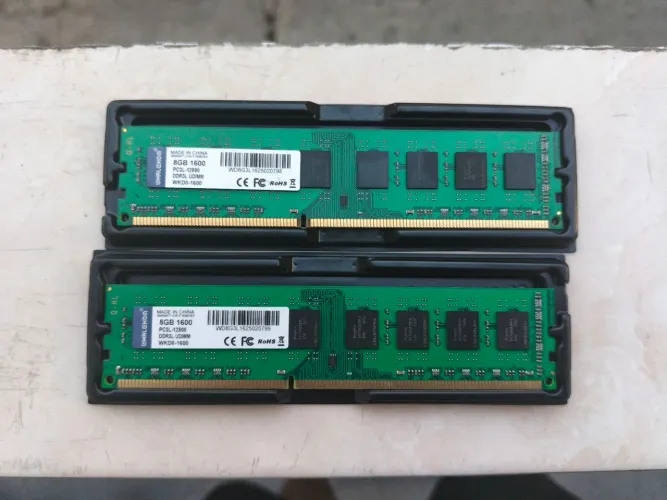 Memória ram ddr3 8x2 1600mhz 