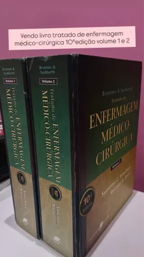 Livro Tratado Enfermagem Médico-Cirúrgica 10° edição volume 1 e 2 