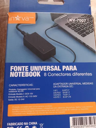 fonte universal para notebook 