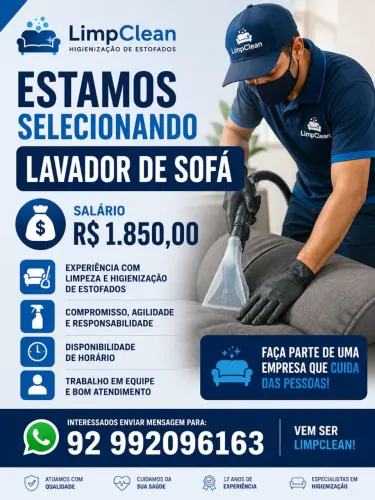 lavador de sofá em Belém