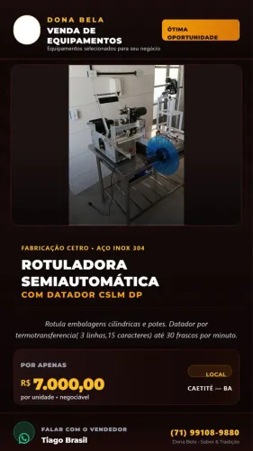 Equipamentos de inox 
