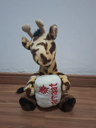 Pelúcia Coleção Mamíferos Parmalat 1996  Girafa