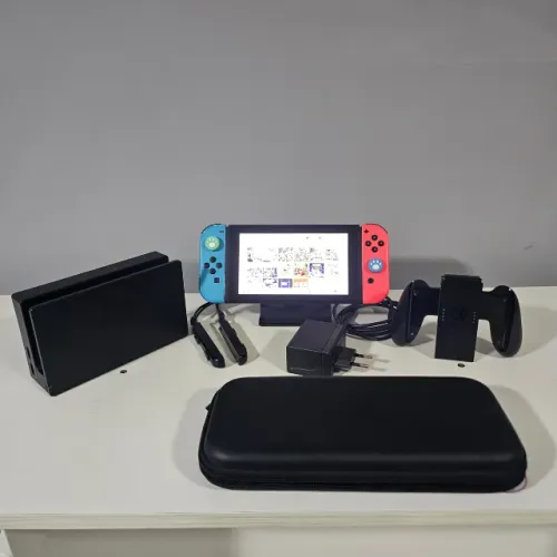 Nintendo Switch V1 Desbloqueado 128GB + Jogos