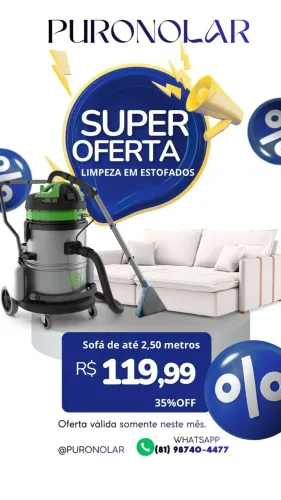 Limpeza de estofados 