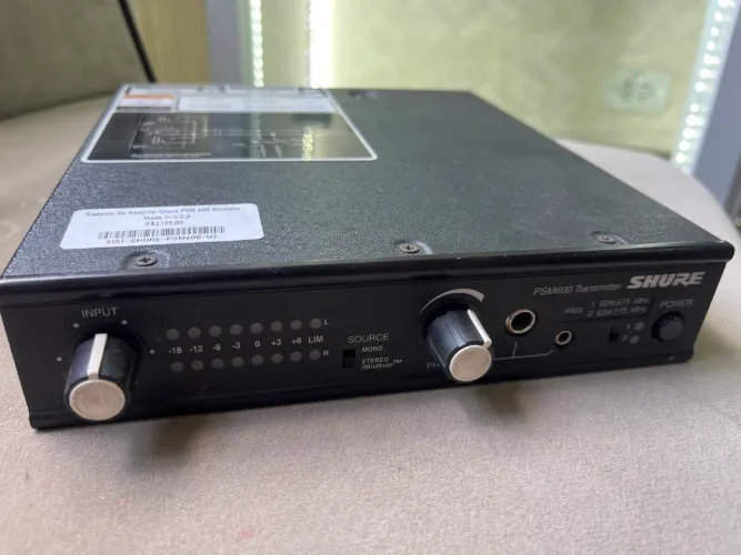 Sistema de retorno Shure PSM 600 Wireless