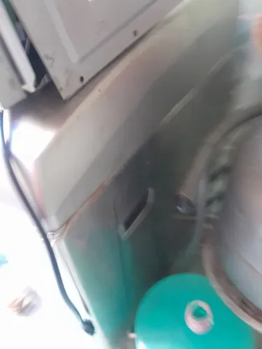 Maquina de lavar e micro-ondas inox para retirada de peças