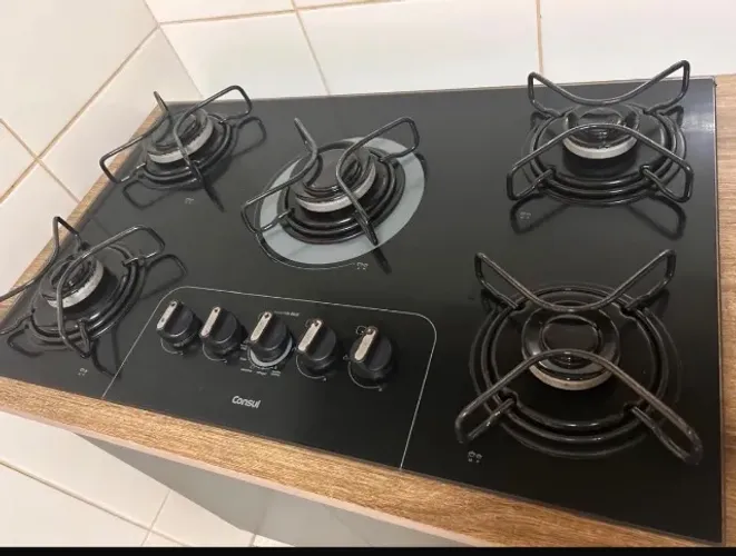 Cooktop 5 bocas Consul com controle fácil e acendimento automático