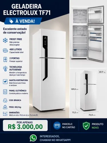 GELADEIRA ELECTROLUX TF71