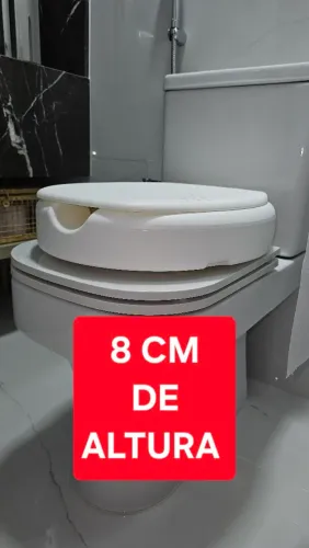 Assento de vaso elevado