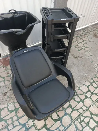 Kit lavatório e carrinho auxiliar dompell