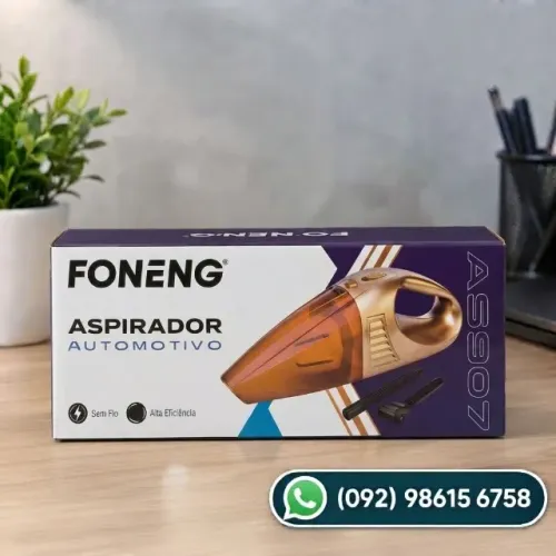 ASPIRADOR AUTOMOTIVO SEM FIO FONENG AS907