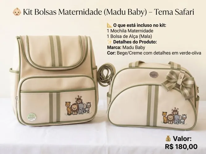 Bolsas maternidade masculino
