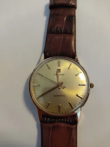 Relógio Tissot Militar automático em ouro