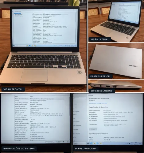 Samsung Book E30 Core i3 10ª Geração | 1TB | 15,6? Full HD