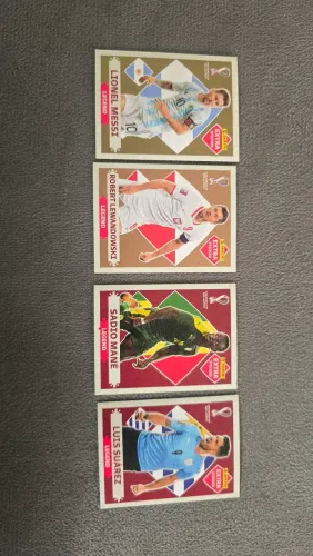 Lote Figurinhas Copa Do Mundo 2022 Extra Legend Originais