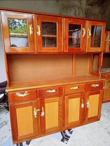 ARMÁRIO PARA COZINHA DE 4 PORTAS MADEIRA MACIÇA NOVO