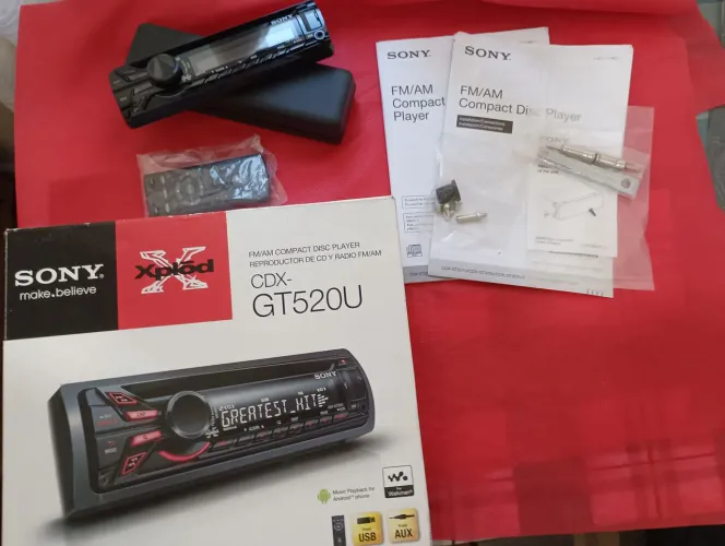 SOM AUTOMOTIVO SONY NOVO