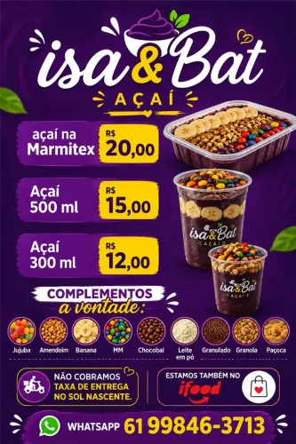 Açaí na Marmitex 