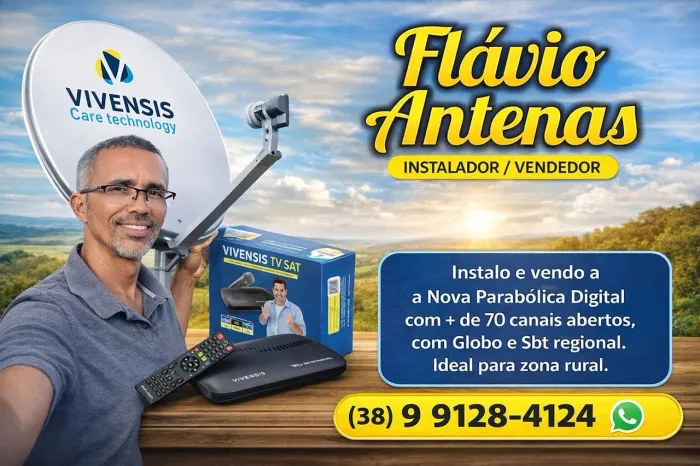Antena Nova parabólica Vivensis