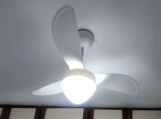 Ventilador de teto com luz 