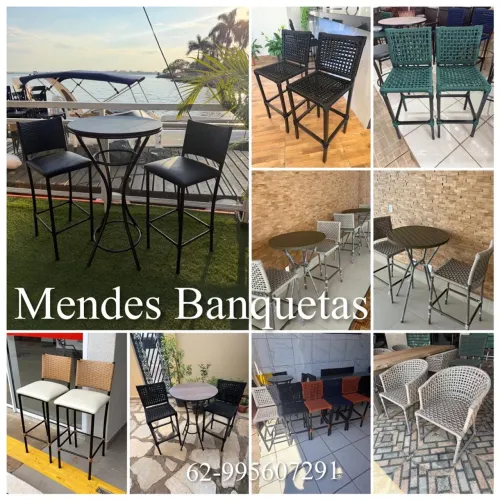 Mesa bistrô à pronta entrega
